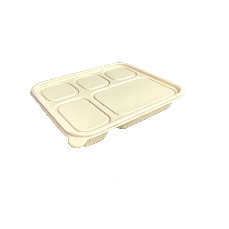 5 Compartment Cynhwysydd Cinio Eco-gyfeillgar